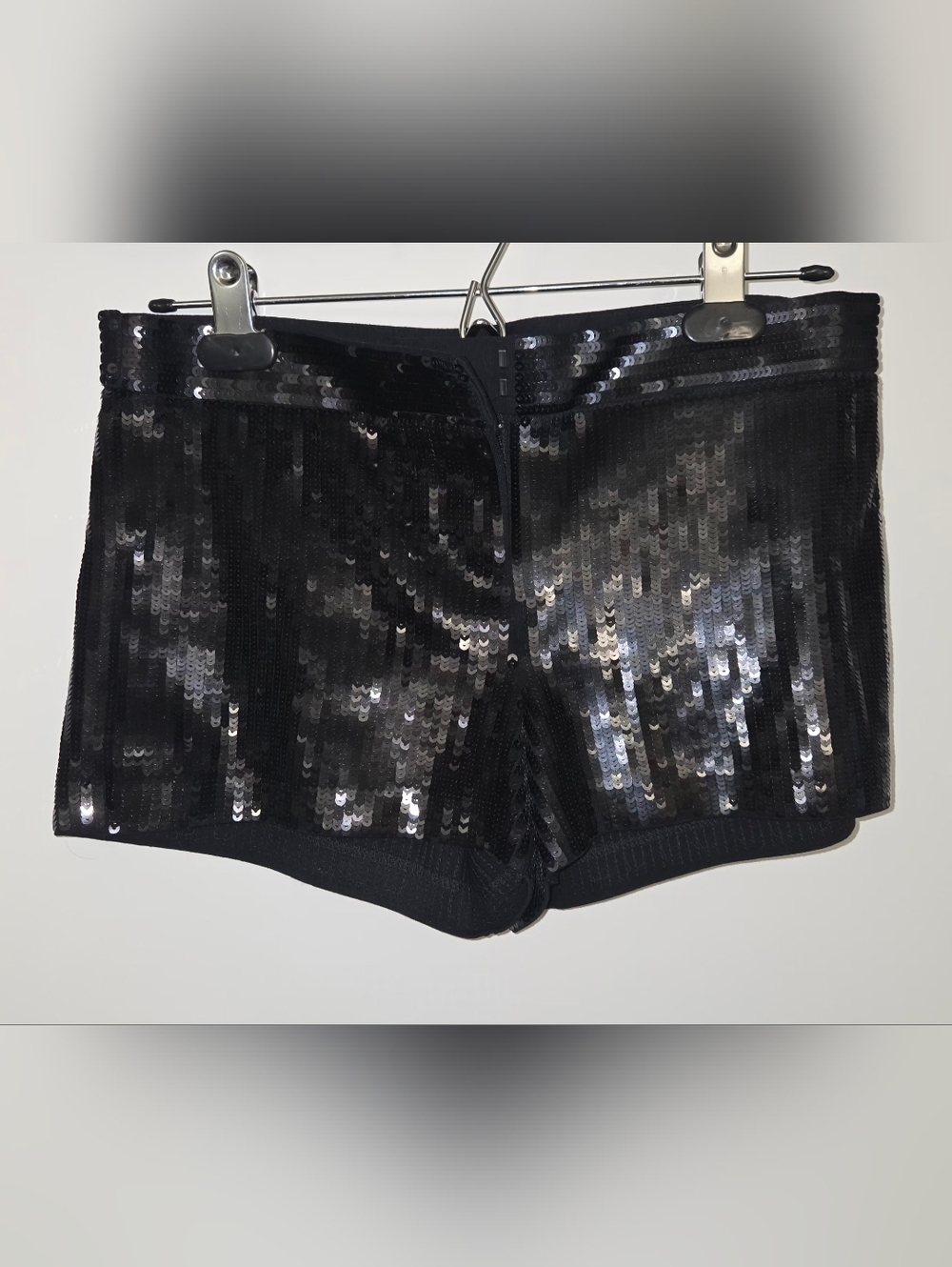 Express Black Sequin Women's Shorts